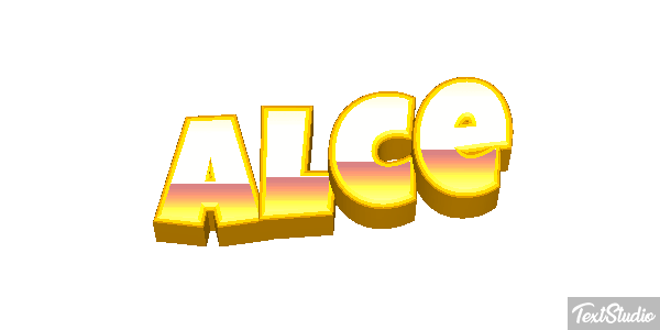 Alce Effetto testo