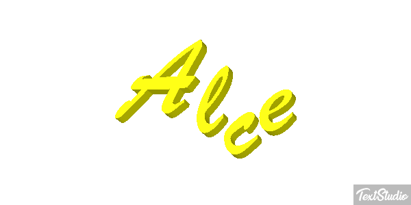 Alce Effetto testo