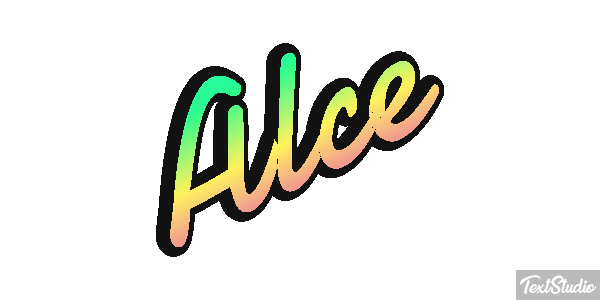 Alce Effetto testo
