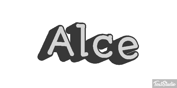 Alce Effetto testo