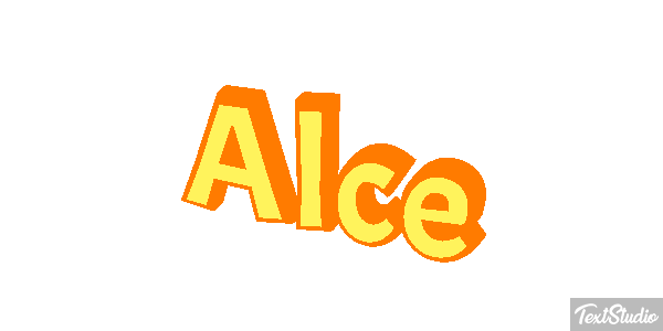 Alce Effetto testo