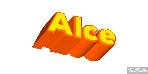 Alce Effetto testo