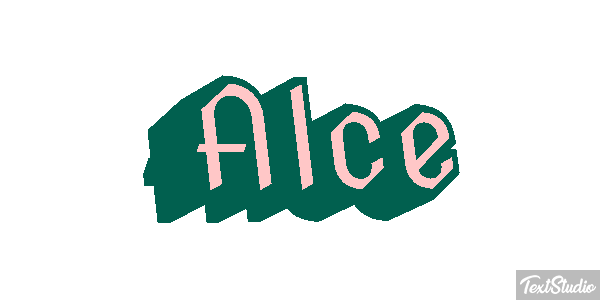 Alce Effetto testo