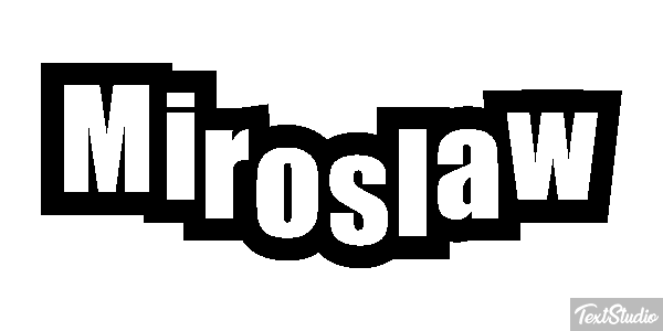 Mirosław テキスト効果