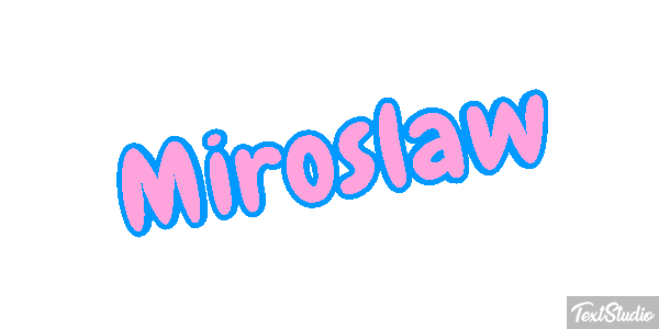 Mirosław テキスト効果