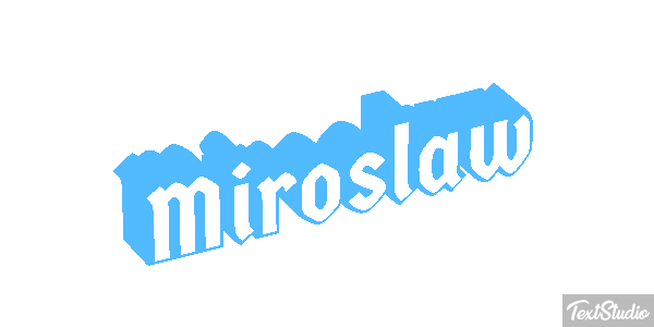 Mirosław テキスト効果