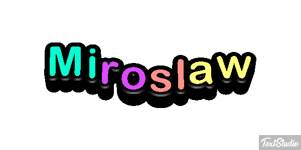 Mirosław テキスト効果
