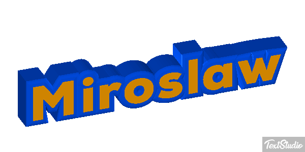 Mirosław テキスト効果