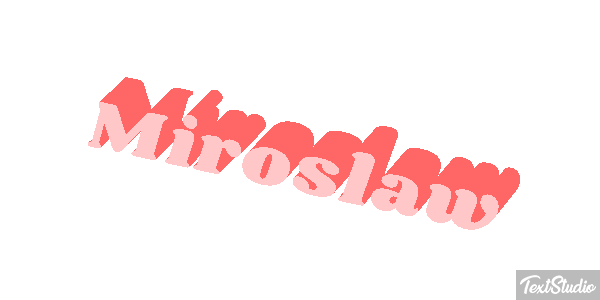 Mirosław テキスト効果
