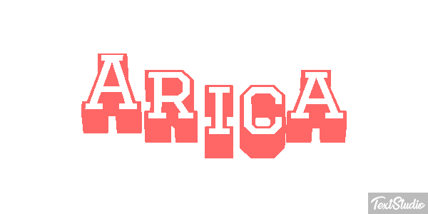 Arica Efekt tekstowy