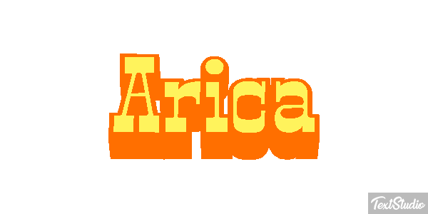 Arica Efekt tekstowy