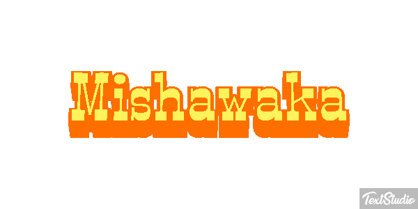 Mishawaka Effetto testo