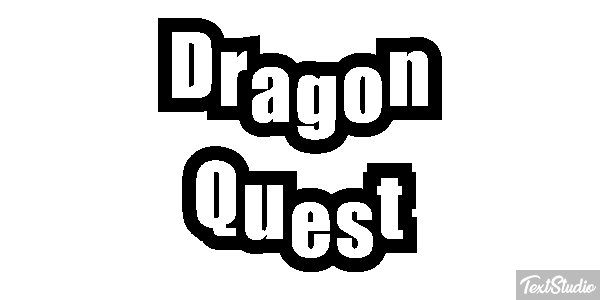 Dragon Quest Effetto testo
