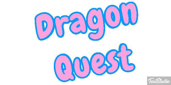 Dragon Quest Effetto testo