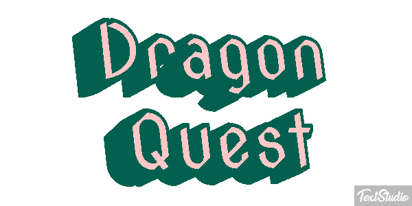 Dragon Quest Effetto testo