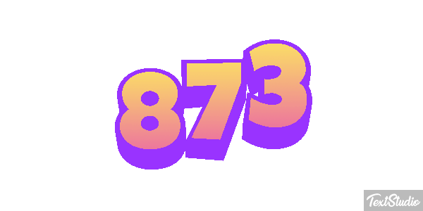 873 Metin efekti