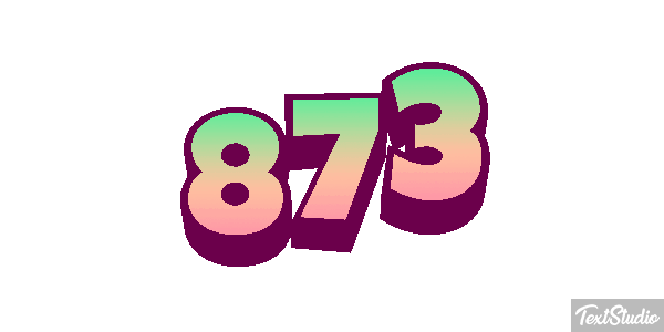 873 Metin efekti