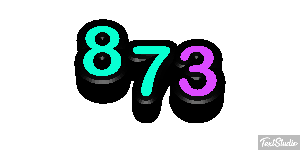 873 Metin efekti