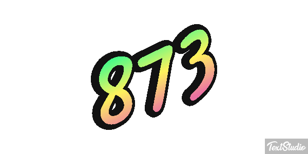 873 Metin efekti