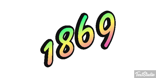 1869 Texteffekt