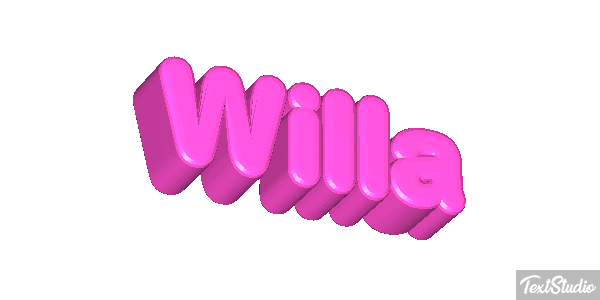 Willa Text effect