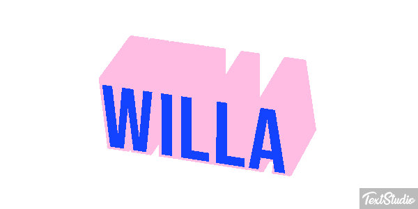 Willa Text effect