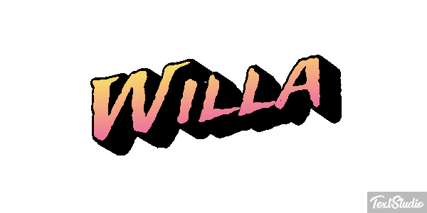 Willa Text effect