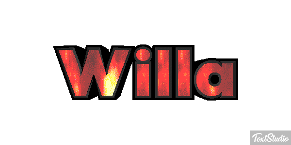 Willa Text effect