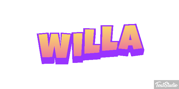 Willa Text effect