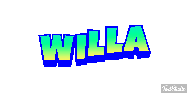 Willa Text effect