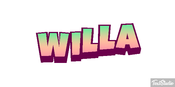 Willa Text effect