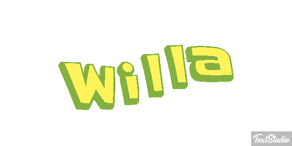 Willa Text effect