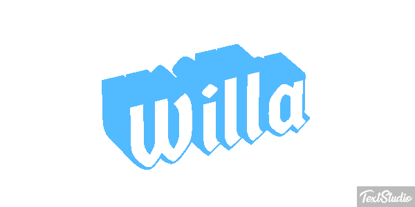 Willa Text effect