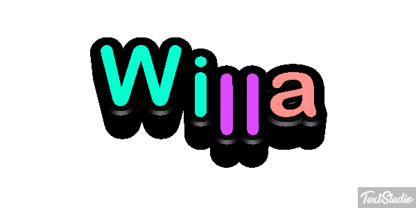 Willa Text effect
