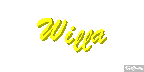 Willa Text effect