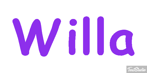 Willa Text effect