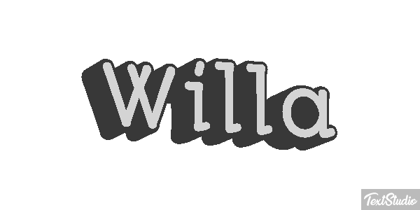 Willa Text effect