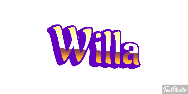 Willa Text effect
