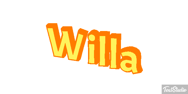 Willa Text effect