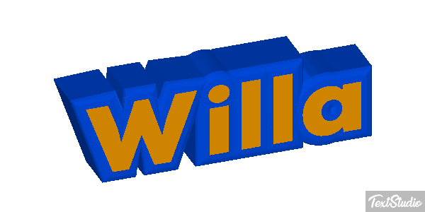Willa Text effect