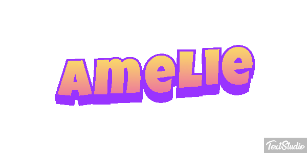 Amélie Effet de texte