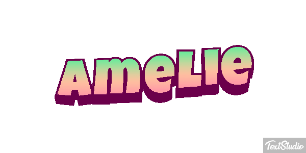 Amélie Effet de texte