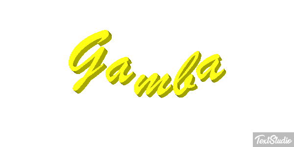 Gamba テキスト効果