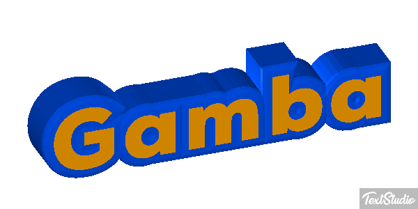 Gamba テキスト効果