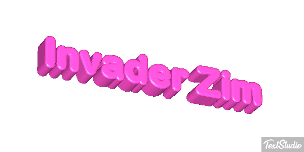 Invader Zim テキスト効果