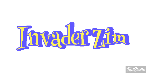 Invader Zim テキスト効果