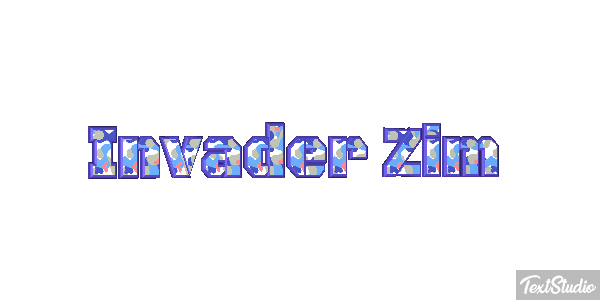 Invader Zim テキスト効果