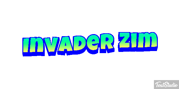 Invader Zim テキスト効果