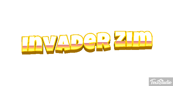 Invader Zim テキスト効果