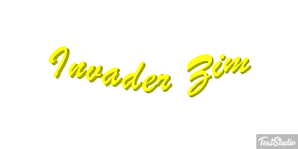 Invader Zim テキスト効果